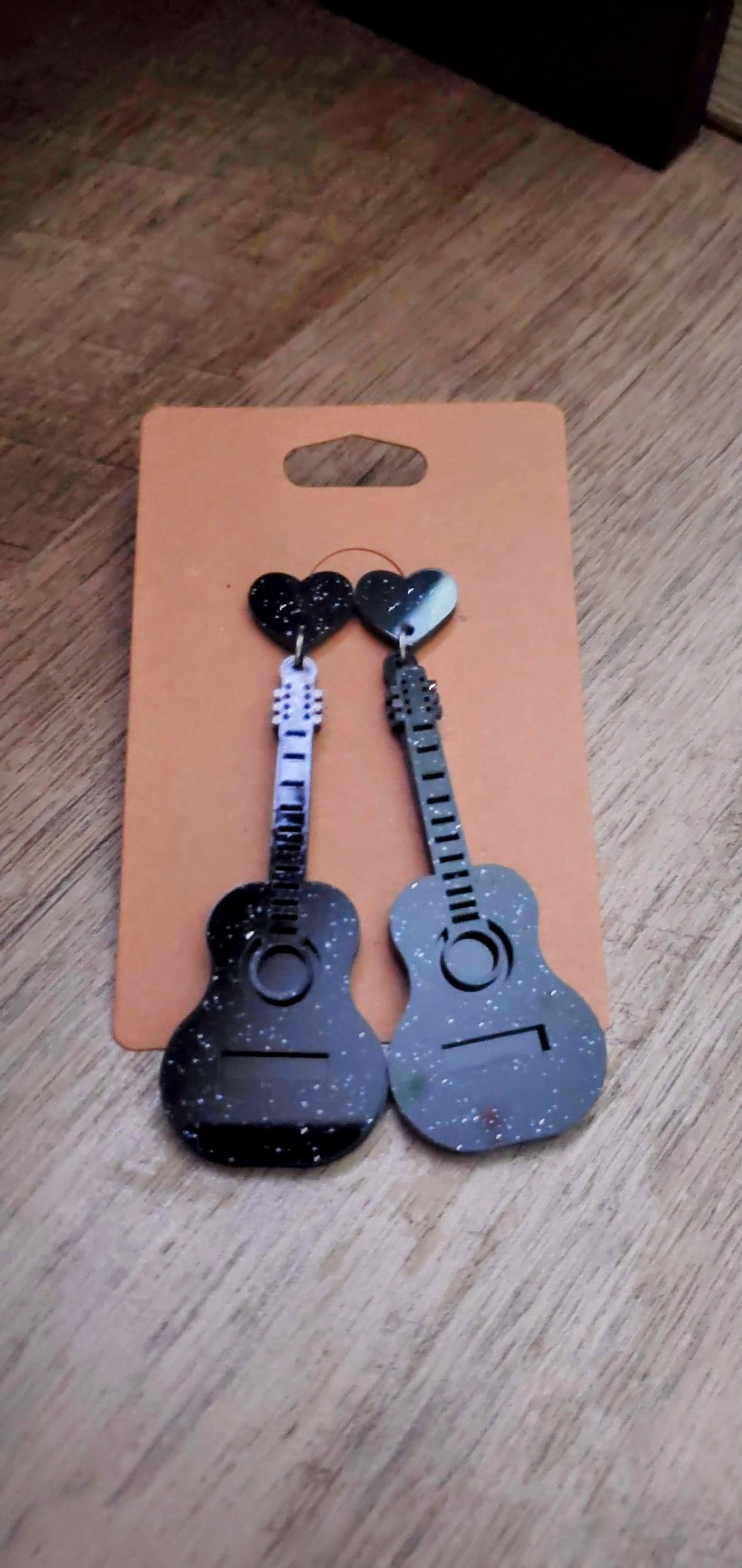 Vintage Ukulele Earrings